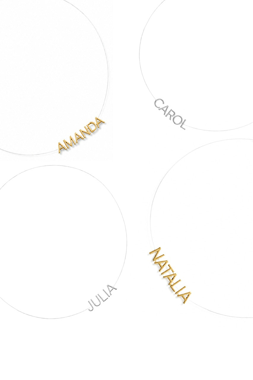 COLAR NOME PLAQUINHA - PERSONALIZADO