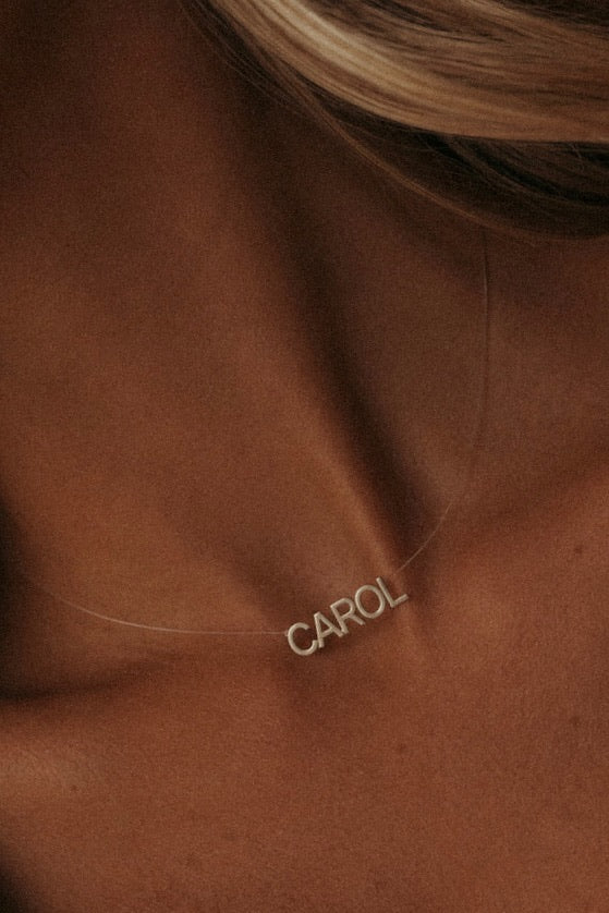 COLAR NOME PLAQUINHA - PERSONALIZADO